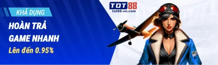 Đa dạng trò chơi áp dụng hoàn trả U888